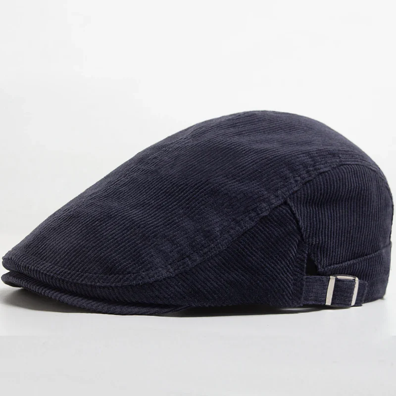 Vintage Corduroy Front and Back Wear Newsboy Flat Cap - Image 26