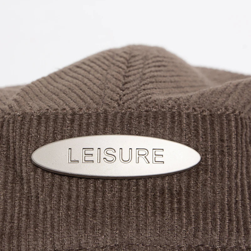 Vintage Corduroy Front and Back Wear Newsboy Flat Cap - Image 5