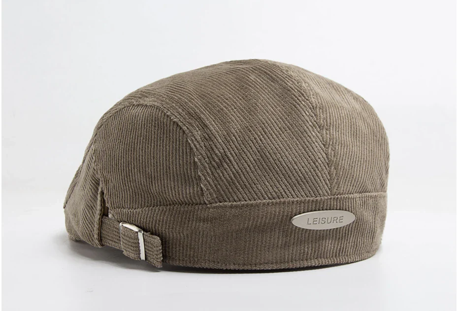 Vintage Corduroy Front and Back Wear Newsboy Flat Cap - Image 6