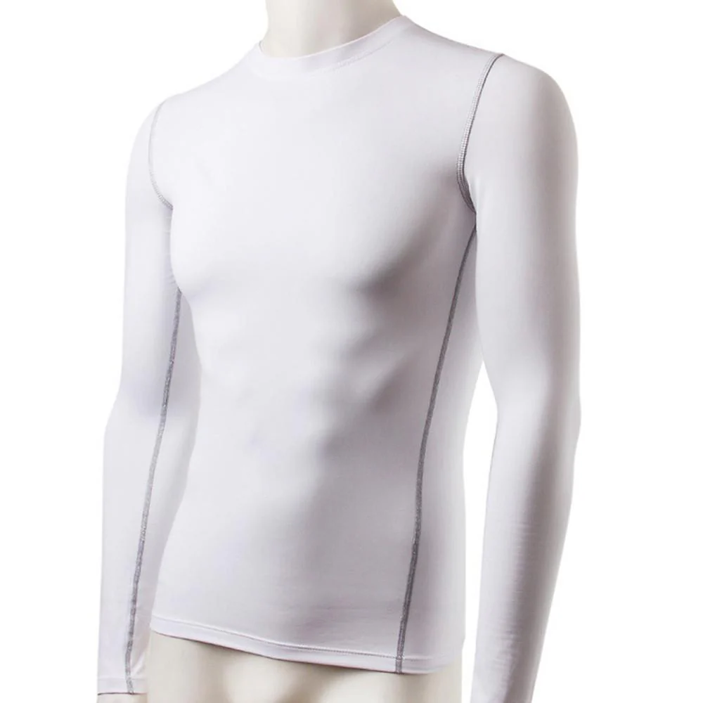Men Plush Base Layer Long Sleeve Thermal T Shirt - Image 7