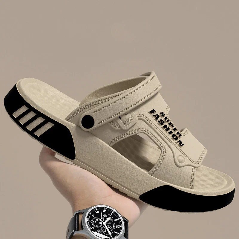 Cushioned Platform Lightweight  Breathable EVA Slip-On Sandals - Image 12