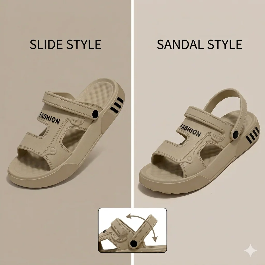 Cushioned Platform Lightweight  Breathable EVA Slip-On Sandals - Image 13