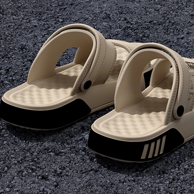 Cushioned Platform Lightweight  Breathable EVA Slip-On Sandals - Image 4