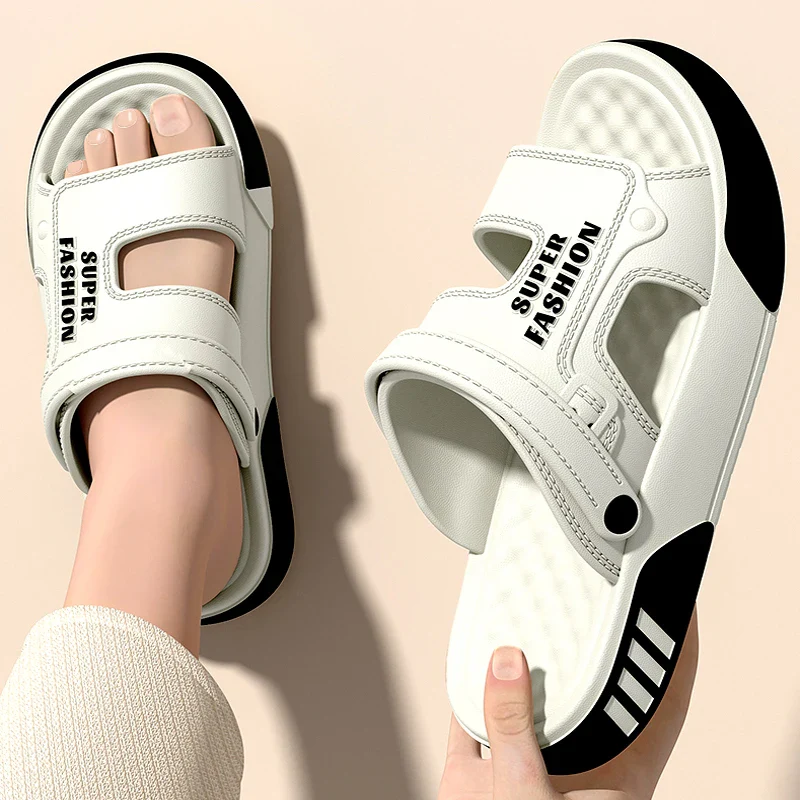 Cushioned Platform Lightweight  Breathable EVA Slip-On Sandals - Image 7