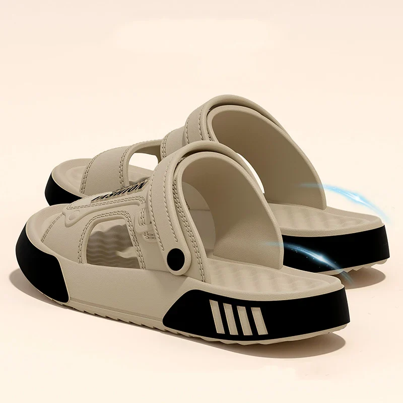 Cushioned Platform Lightweight  Breathable EVA Slip-On Sandals - Image 8