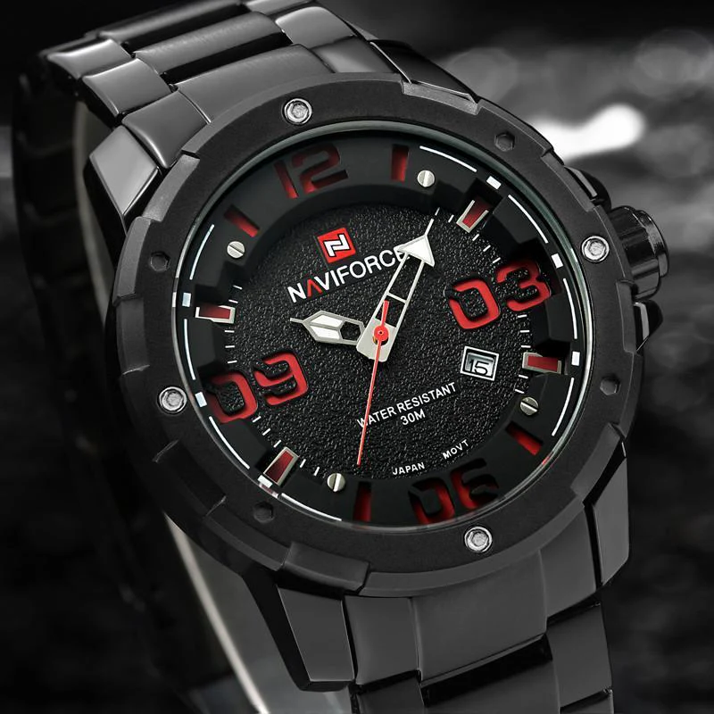 G309 STAINLESS STEEL ARMY WATCH (4 COLORS) - Image 8
