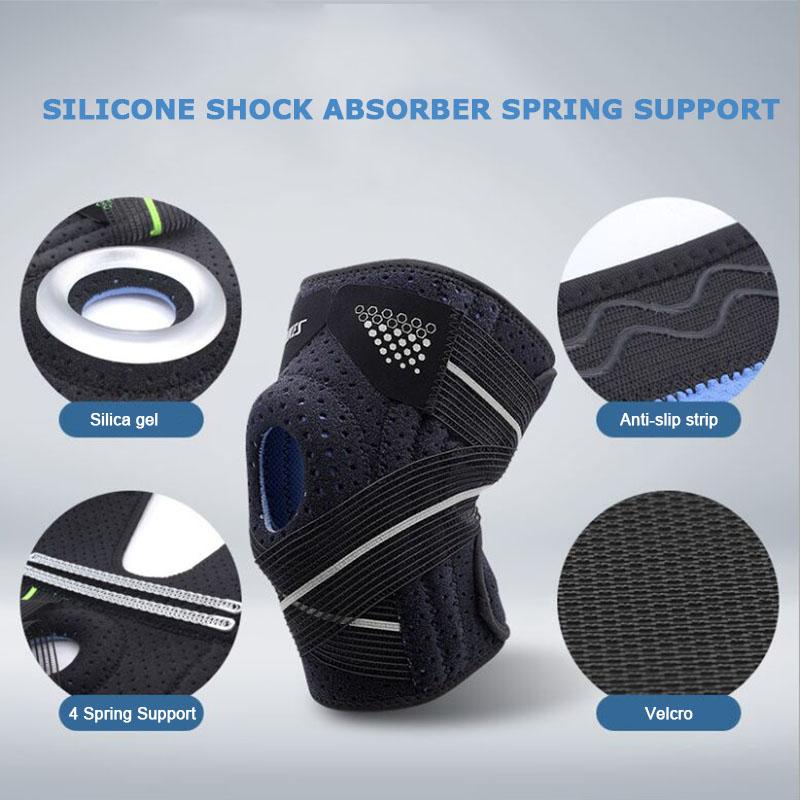 Breathable Gel & Spring Knee Support Protector - Image 7