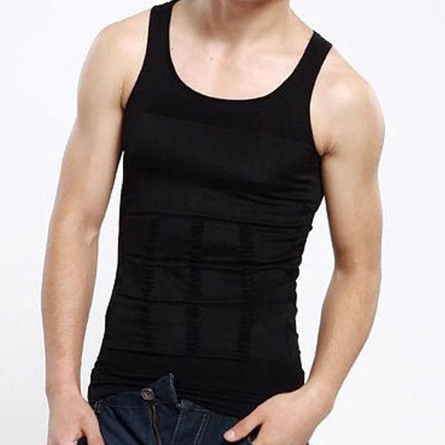 Men's Body Slimming Under-Vest - Image 3