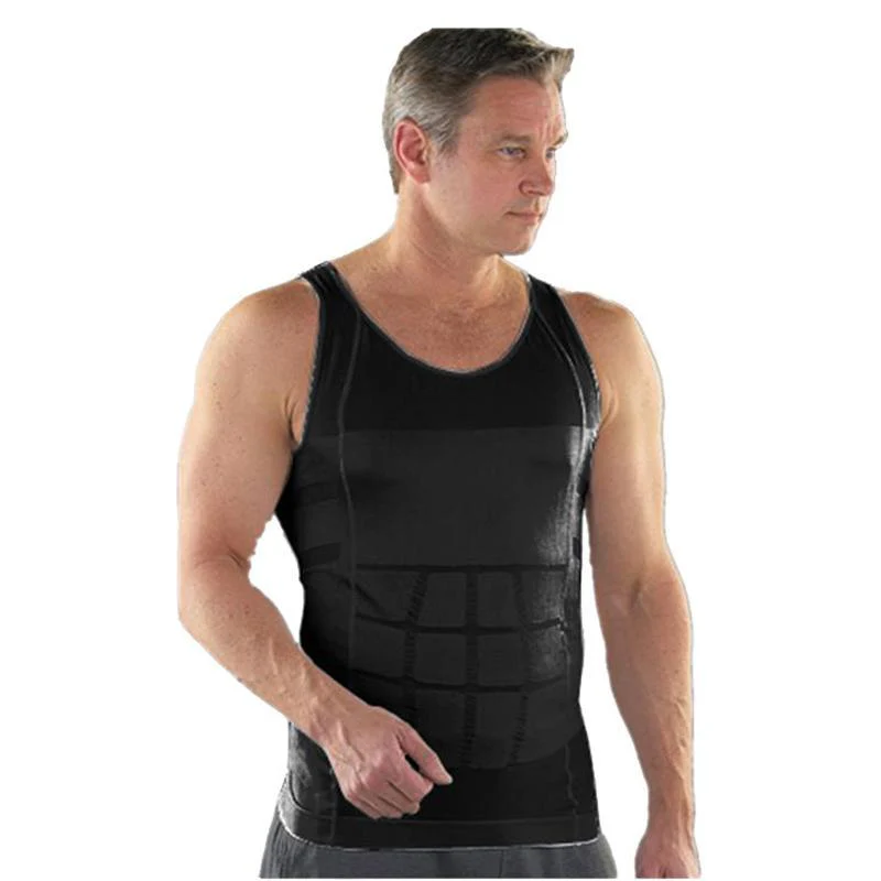 Men's Body Slimming Under-Vest - Image 5