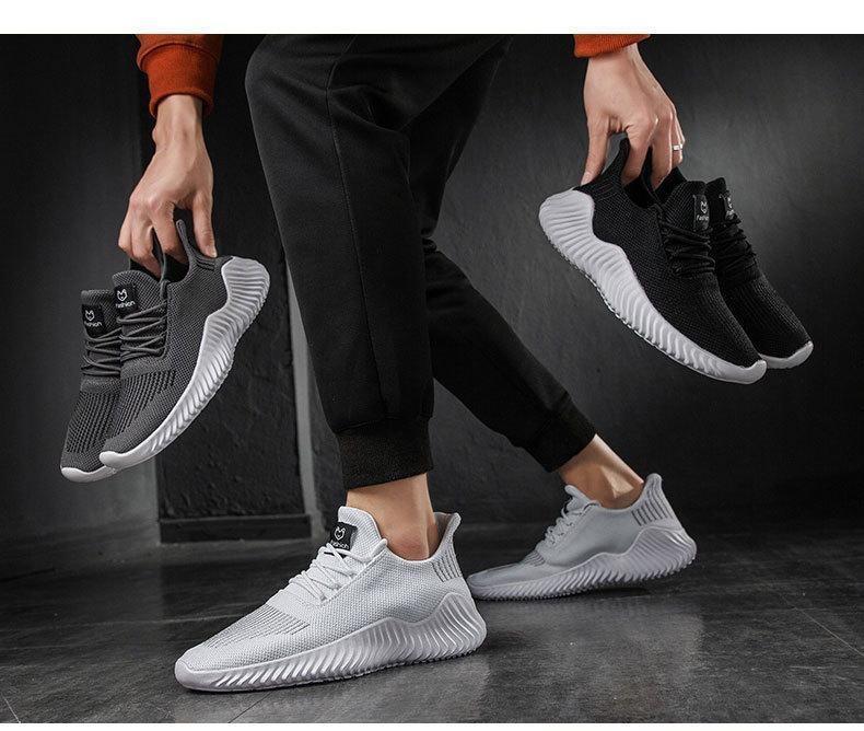 Breathable Mesh Lightweight  Sneakers For Men - Image 13