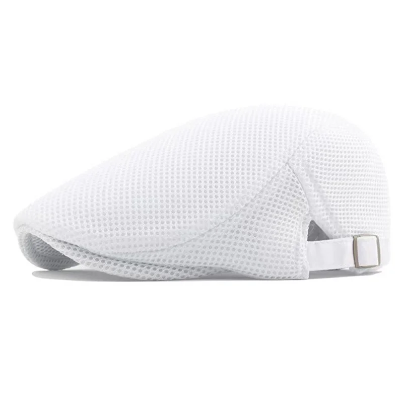 BreezeFit Adjustable Lightweight Breathable Mesh Newsboy Cap - Image 15