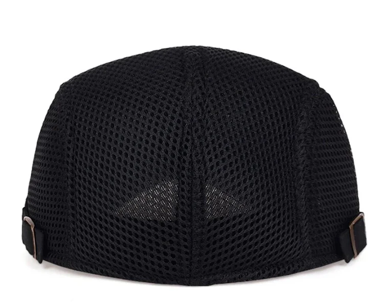 BreezeFit Adjustable Lightweight Breathable Mesh Newsboy Cap - Image 16