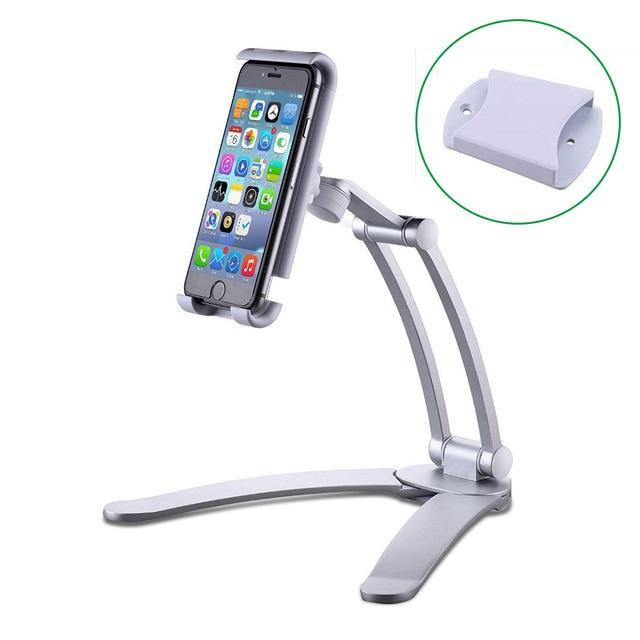 2 In 1 Desktop Stand & Wall Mount Bracket Holder For Tablets & Smartphones - Image 3