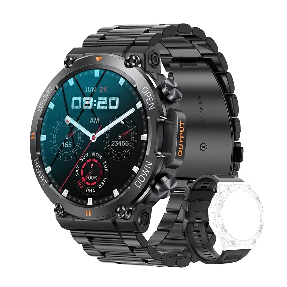 Ultra Durable Construction HD Bluetooth Health Tracker Smartwatch For Android & IOS - Image 18
