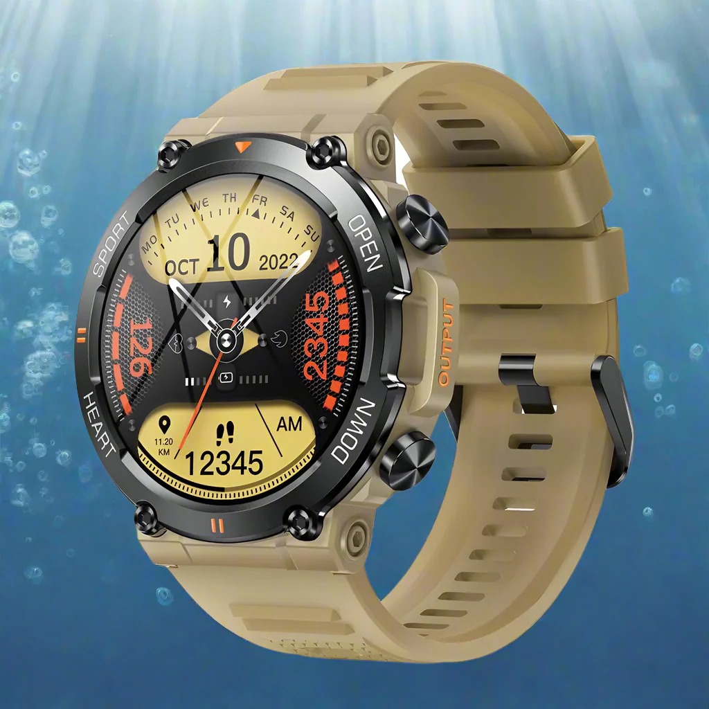 Ultra Durable Construction HD Bluetooth Health Tracker Smartwatch For Android & IOS - Image 22