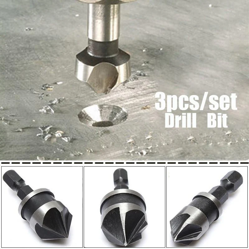 Mighty Countersink Drill Bit Set (3pcs) - Image 2