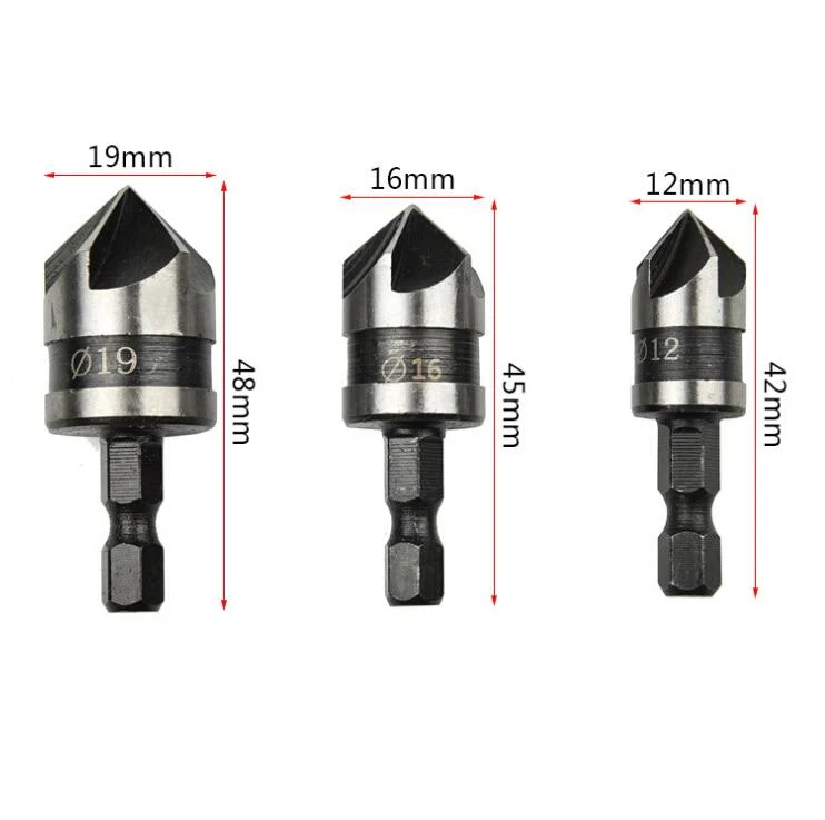 Mighty Countersink Drill Bit Set (3pcs) - Image 4