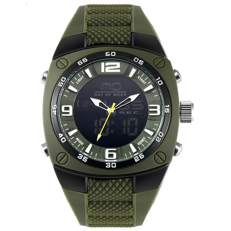 Military Digital Analog LED Wrist Watch (3 colors) - Image 4