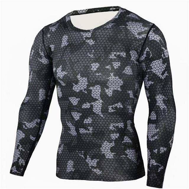 Military Quick Dry Camo Long Sleeve T-Shirt - Image 2