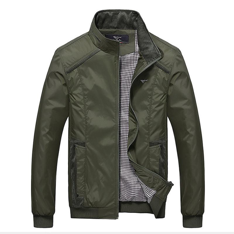 Military Slim Fit Polo bomber Jacket (2 colors)