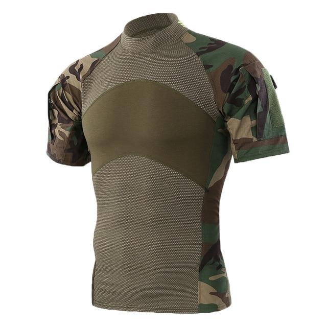 Military-Style Short-Sleeve Tactical T-Shirt - Image 11