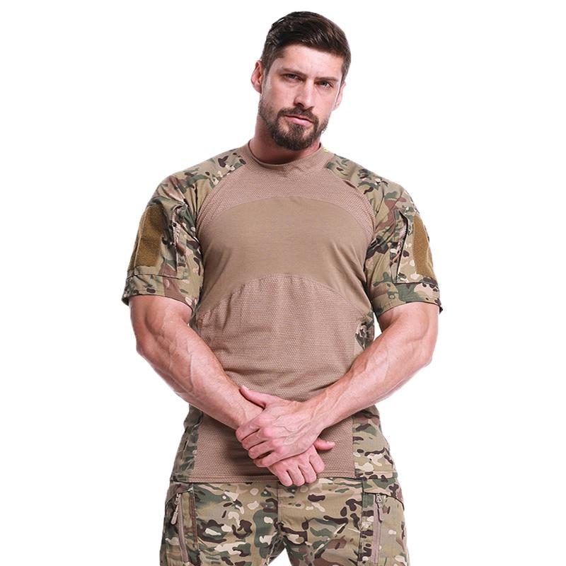 Military-Style Short-Sleeve Tactical T-Shirt - Image 13