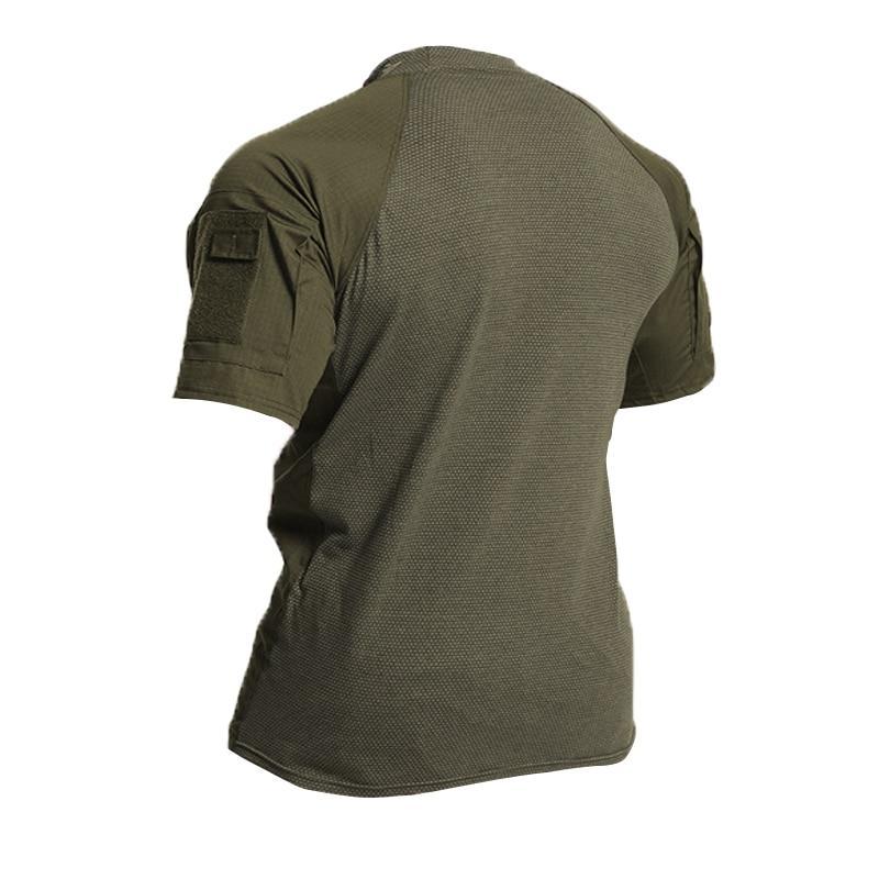Military-Style Short-Sleeve Tactical T-Shirt - Image 5