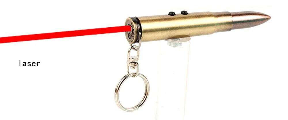 Mini 3 IN 1 LED Flashlight / Ball-point Pen/Red Laser /Key Chain - Image 4
