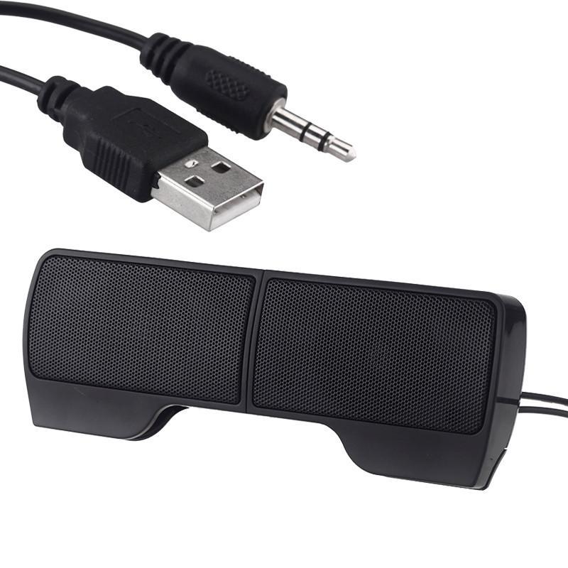 Mini Laptop Clip On USB Stereo Speakers - Image 4