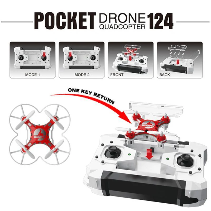 Mini Pocket Drone With Controller - Image 2