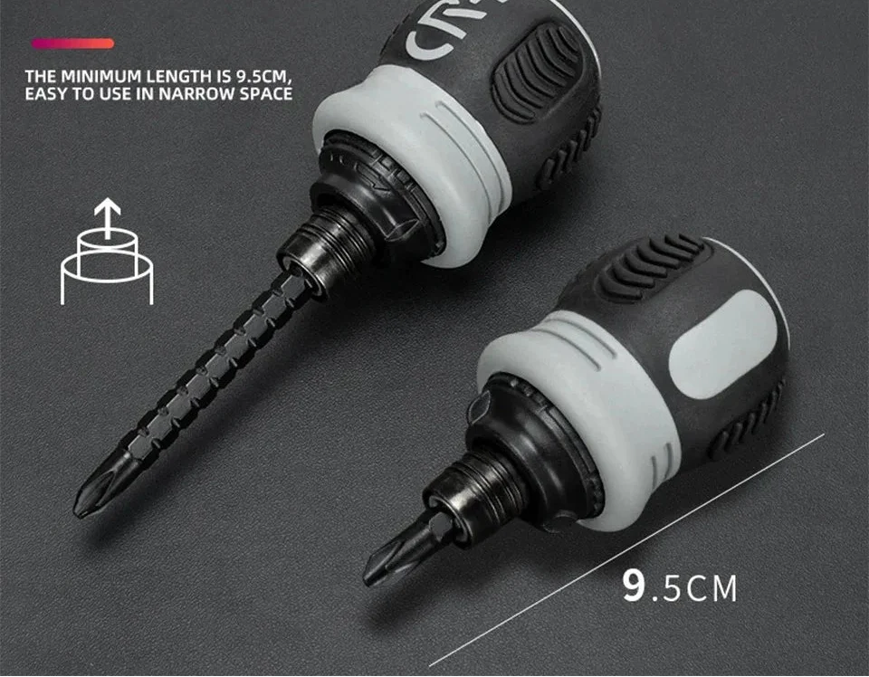 Telescopic Magnetic 13 In 1 Mini Ratchet Precision Screwdriver - Image 10