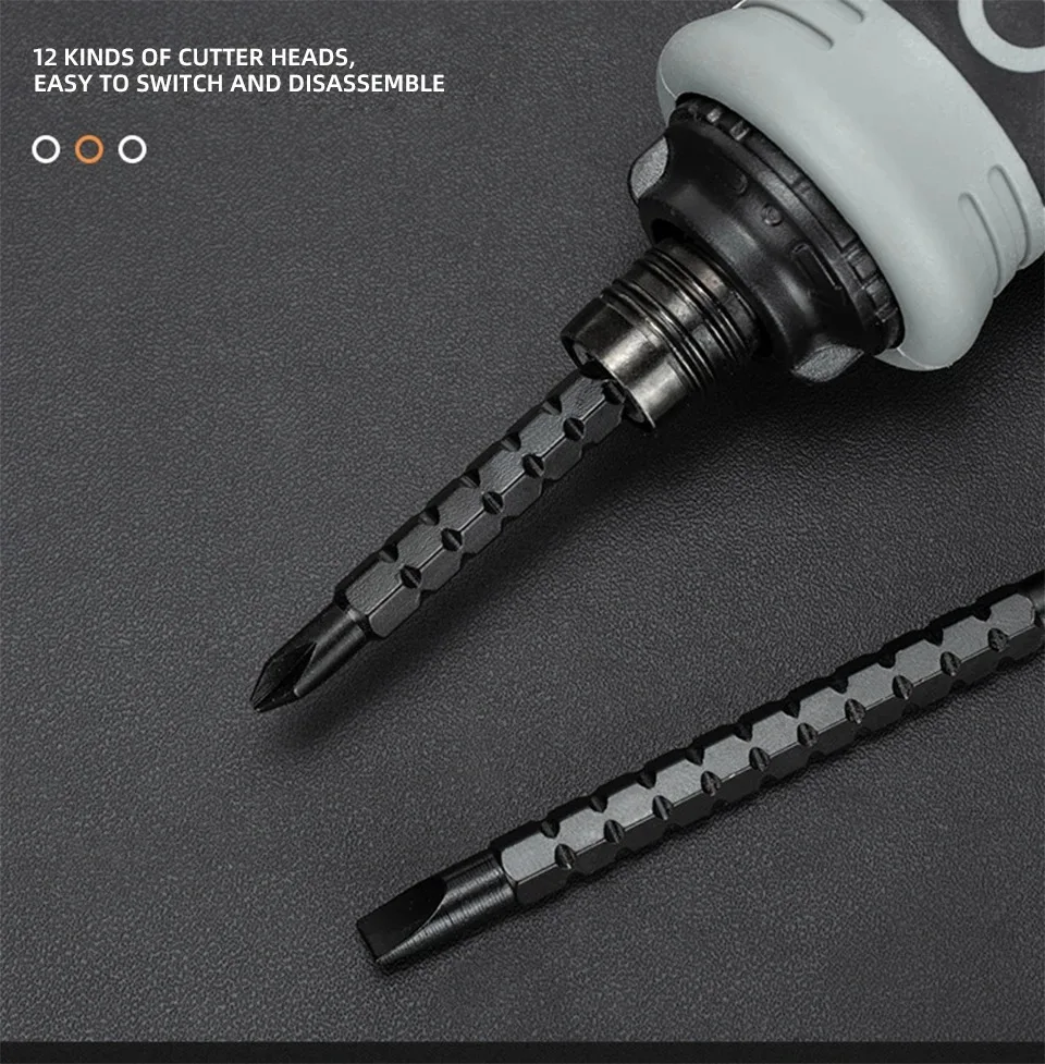 Telescopic Magnetic 13 In 1 Mini Ratchet Precision Screwdriver - Image 15