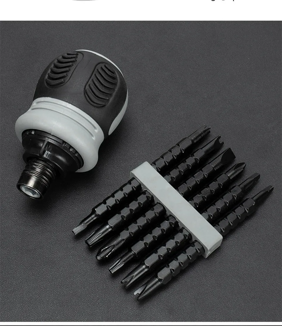 Telescopic Magnetic 13 In 1 Mini Ratchet Precision Screwdriver - Image 19