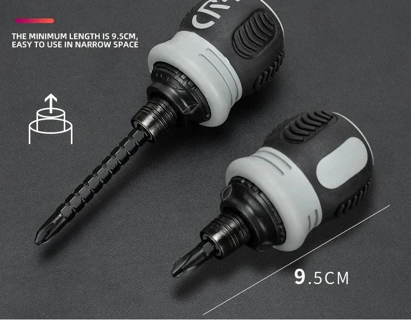 Telescopic Magnetic 13 In 1 Mini Ratchet Precision Screwdriver - Image 3
