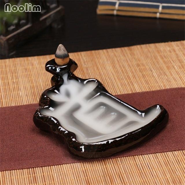 Mini Ceramic Waterfall Backflow Incense Burners - Image 10