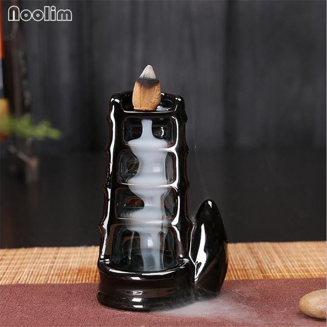 Mini Ceramic Waterfall Backflow Incense Burners - Image 2