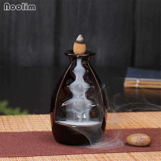 Mini Ceramic Waterfall Backflow Incense Burners - Image 22