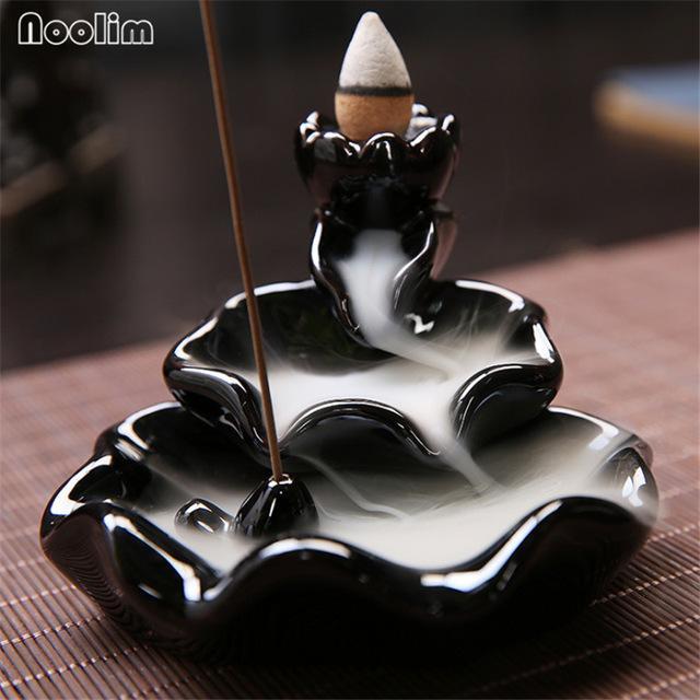 Mini Ceramic Waterfall Backflow Incense Burners - Image 24