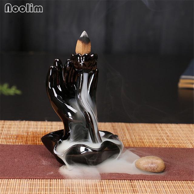 Mini Ceramic Waterfall Backflow Incense Burners - Image 6