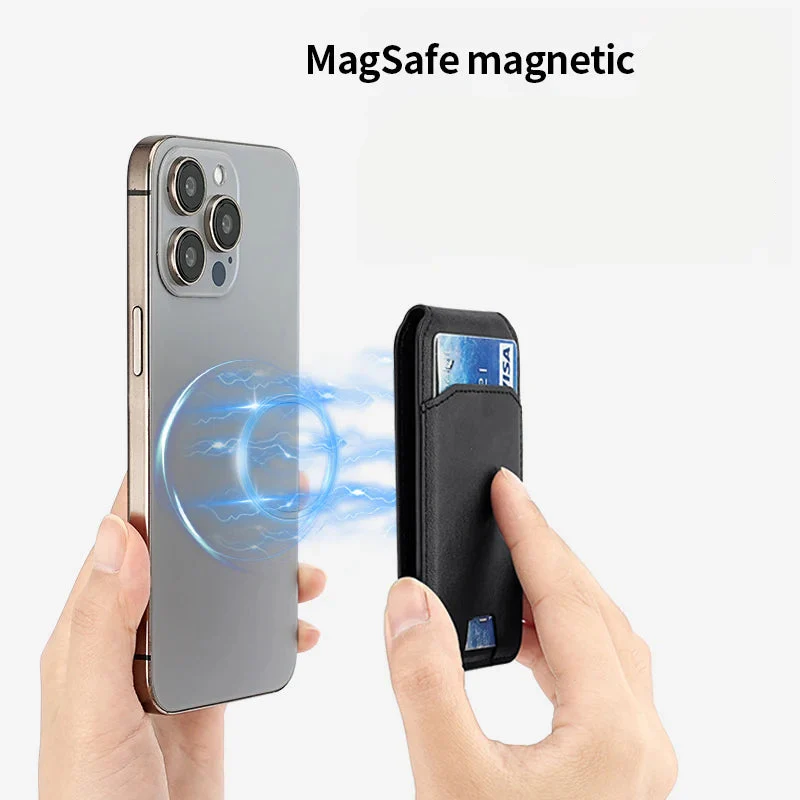 MagSafe 3-in-1 RFID-Blocking Magnetic Card Holder with Adjustable iPhone Stand - Image 25