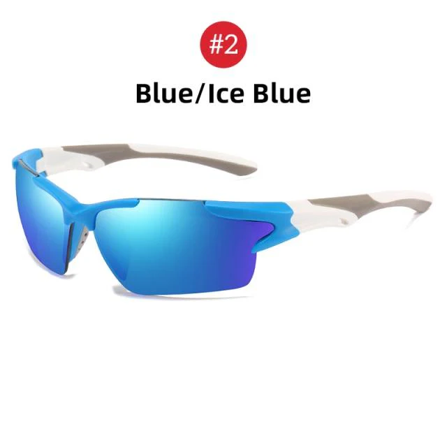 Unisex Mirror Sporty Sunglasses - Image 8