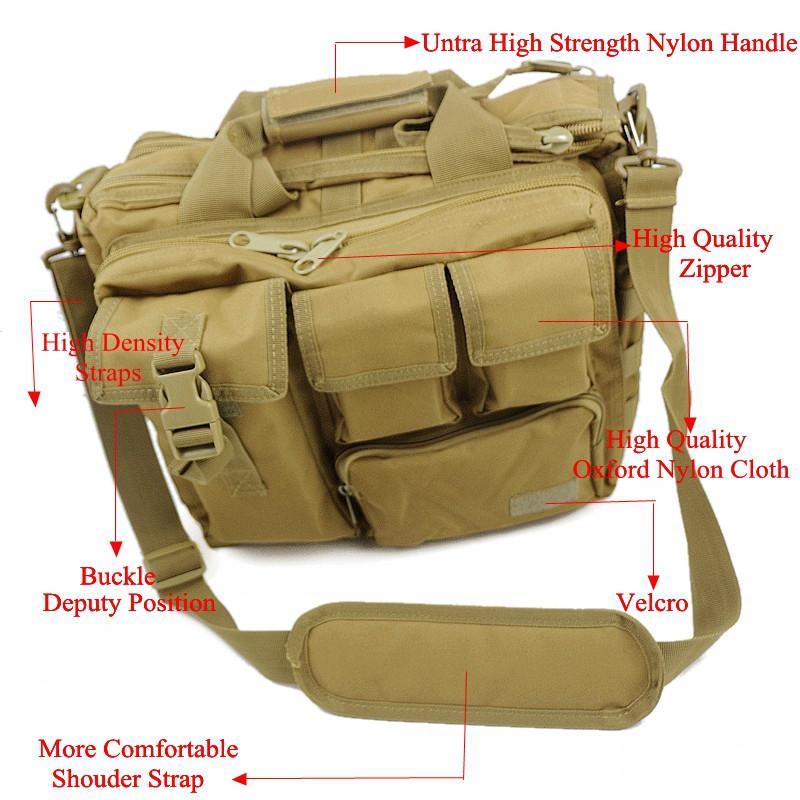 Molle Outdoor Tactical padded Laptop Bag - Image 2