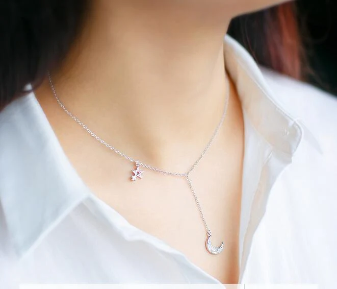 MONA- Moon Star Necklace Pendant - Image 3