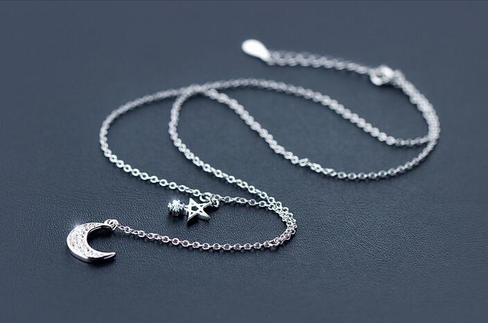 MONA- Moon Star Necklace Pendant - Image 6