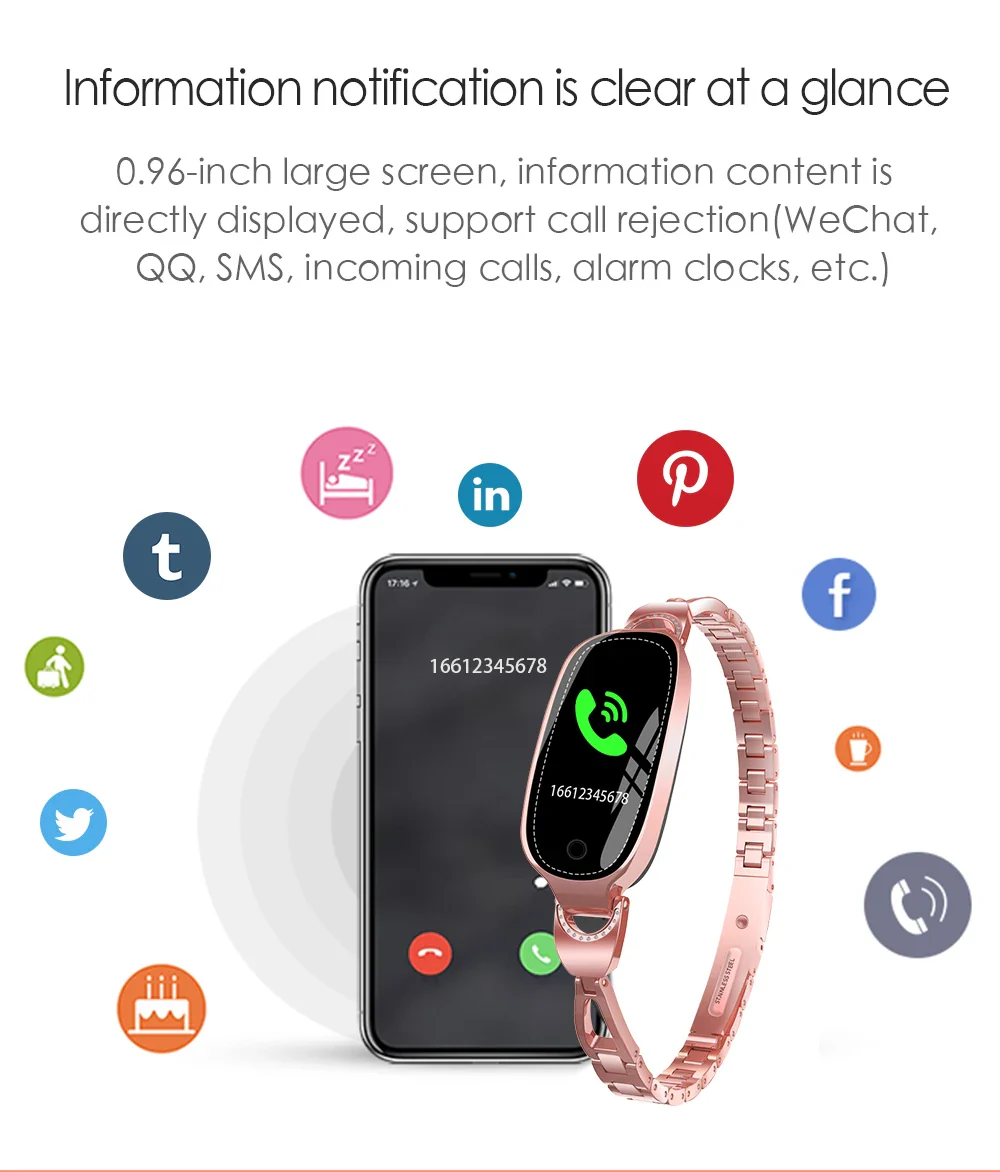 MoonDiamond™ Android and iOS Smart Watch For Women - Image 8