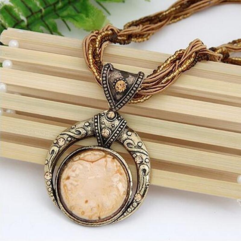 Bohemian Multilayer Crystal Gem Necklace - Image 6