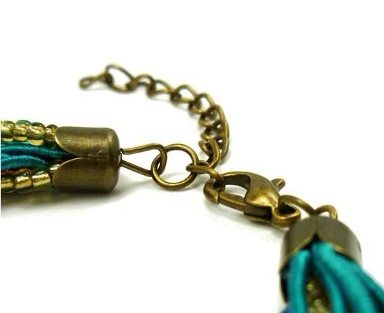Bohemian Multilayer Crystal Gem Necklace - Image 8