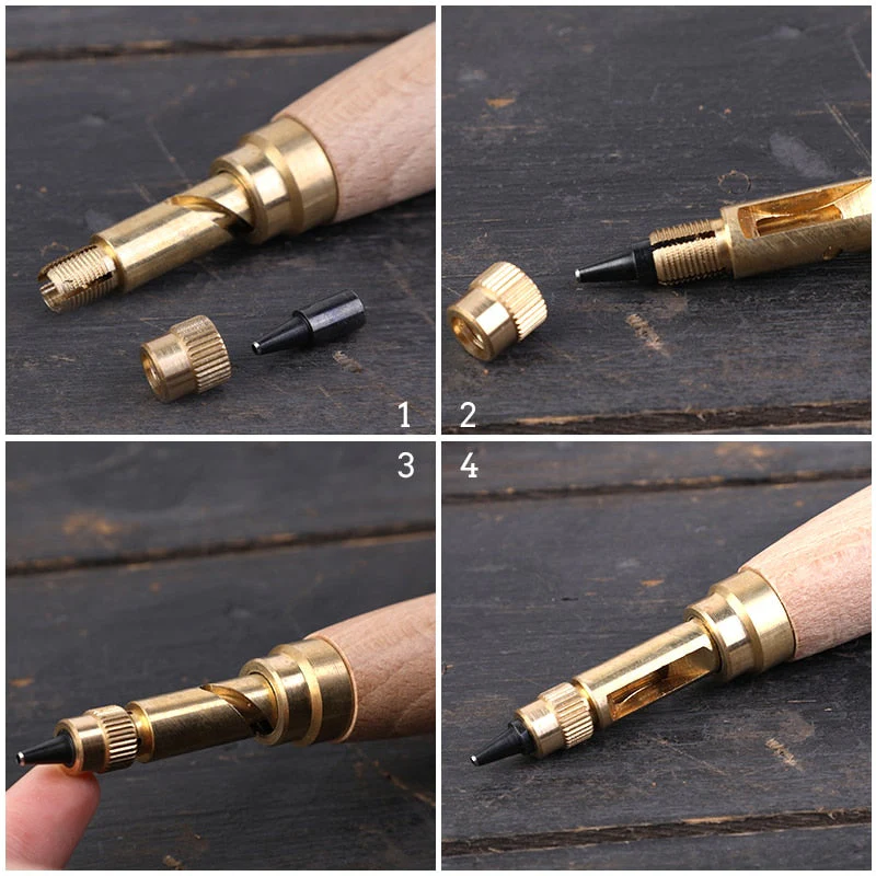 Multi Head Belt/Leather Screw Hole Puncher Kit - Image 2