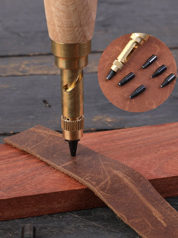 Multi Head Belt/Leather Screw Hole Puncher Kit - Image 5