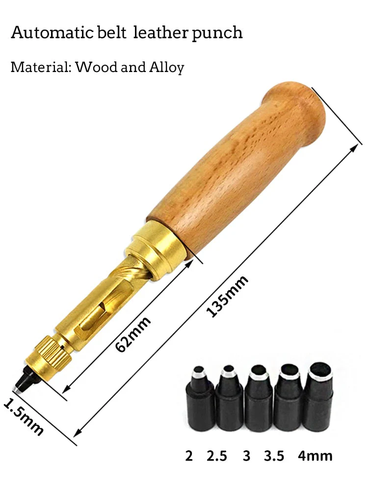 Multi Head Belt/Leather Screw Hole Puncher Kit - Image 7